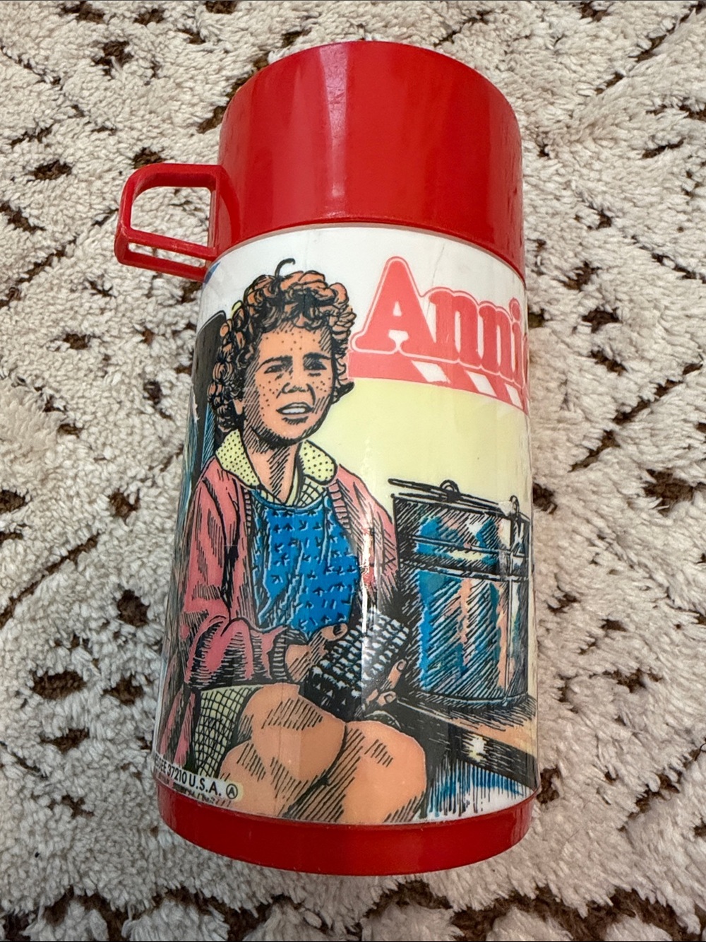 Annie Red Vintage Character Thermos Bottle